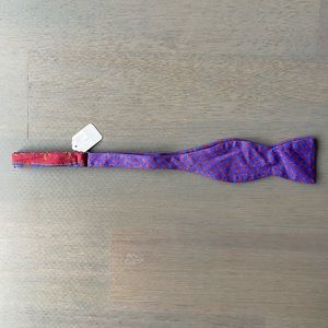 Edward Armah Silk Paisley Print Bow Tie